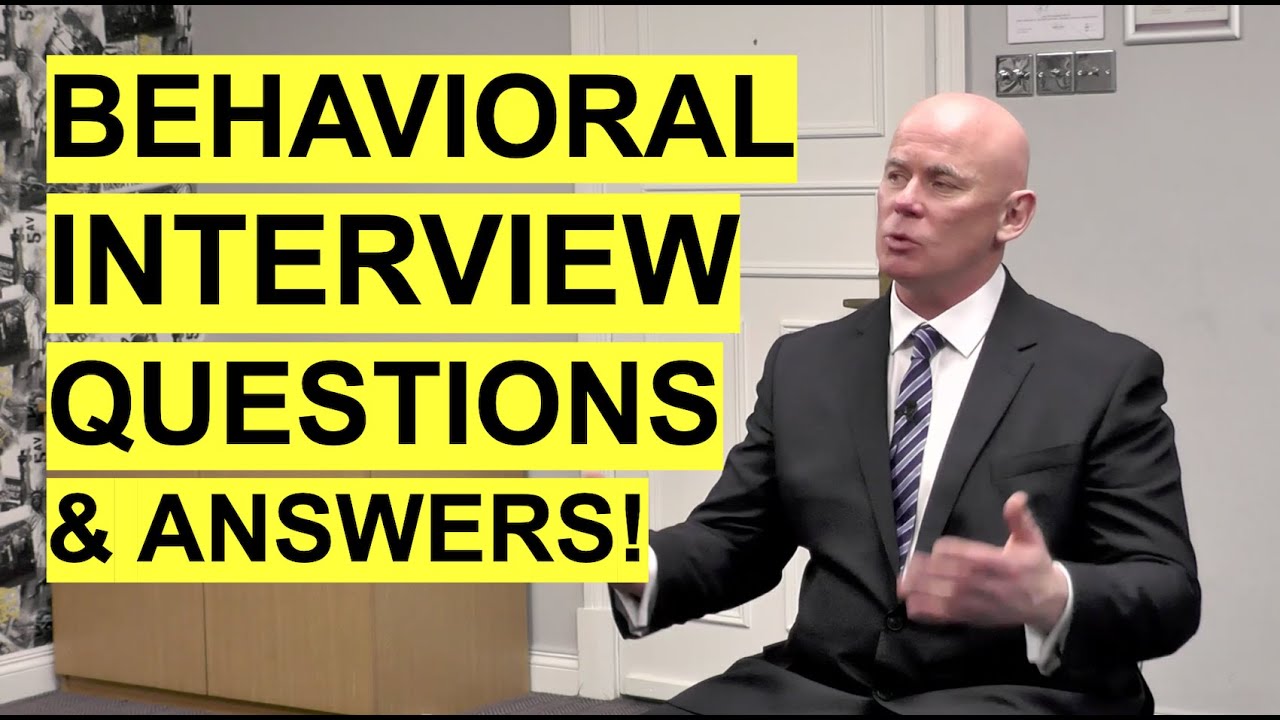 BEHAVIORAL Interview Questions & Answers! (How to ANSWER Behavioural Interview Questions!)