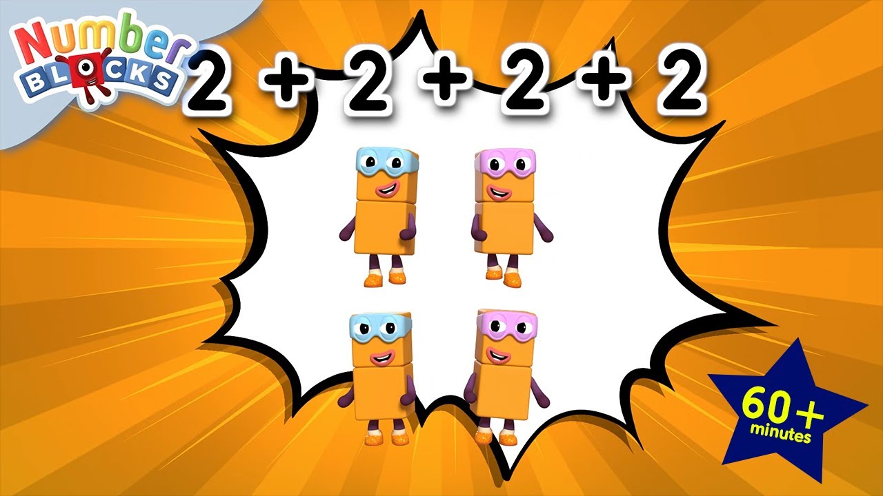 Numberblocks Kindergarten Math Adventure | 1 Hour Compilation