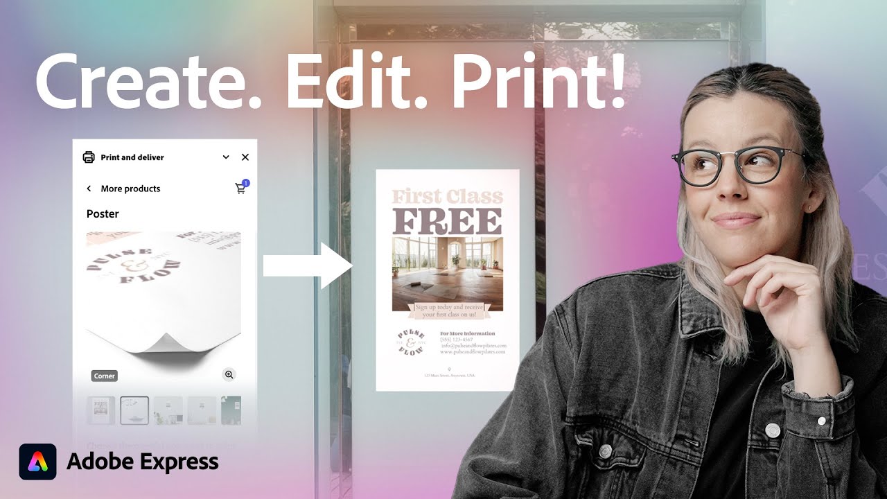 Create Custom Posters Quickly with Adobe Express