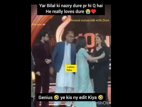 Bilal loves durefishan ❤️😭. Kuch tu chl raha 🥹#bilshan #durefishan #bilalabbas