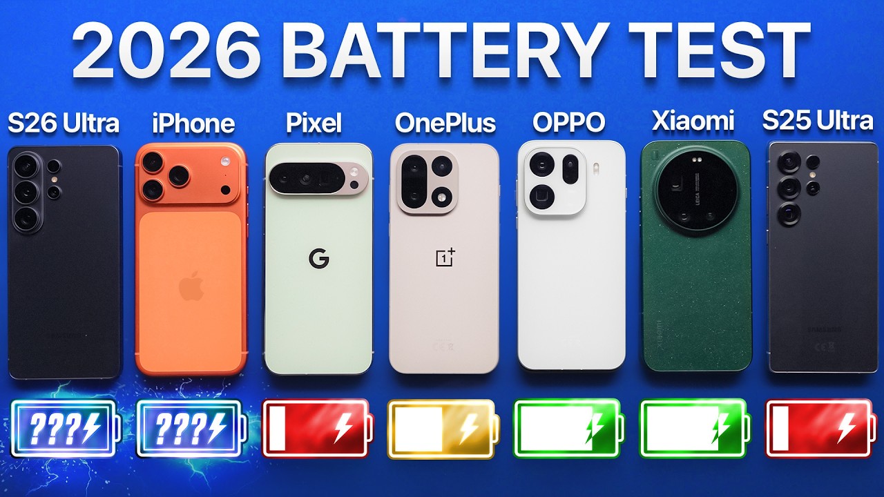 2026 Battery Test: Galaxy S26 Ultra vs iPhone 17 Pro Max