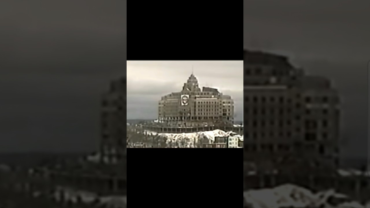 Saint John NB Canada General Hospital #picture #demolition #1995 #hospital #building