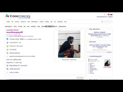 My CP Journey, Way to CM!