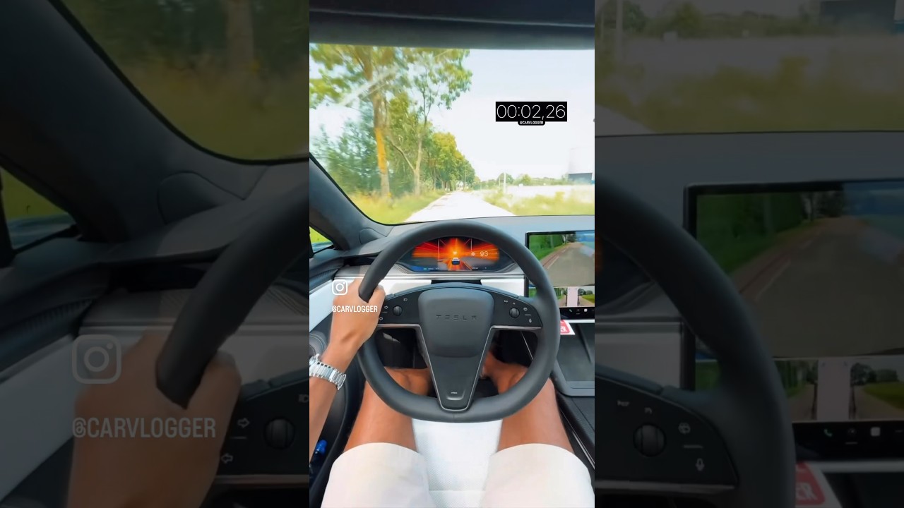 Tesla Model S Plaid ‘Cheetah Launch’ Test 🚗