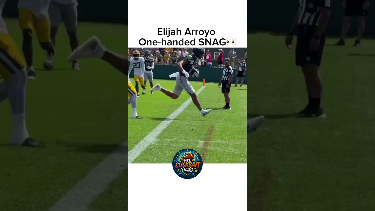 Elijah Arroyo Dominates Seahawks Practice with Jaw-Dropping Plays 🏈