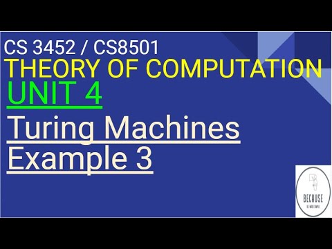 Turing Machines Example 3 in Tamil 🖥️
