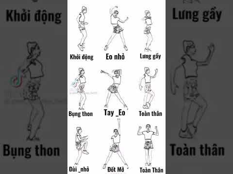 (tik tok) giảm mỡ toàn thân cùng các bài tập