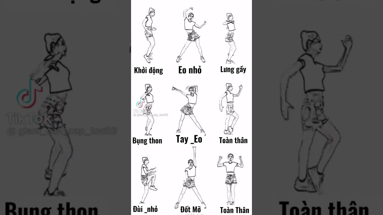 🔥 Giảm Mỡ Toàn Thân Hiệu Quả Với Các Bài Tập TikTok Đơn Giản