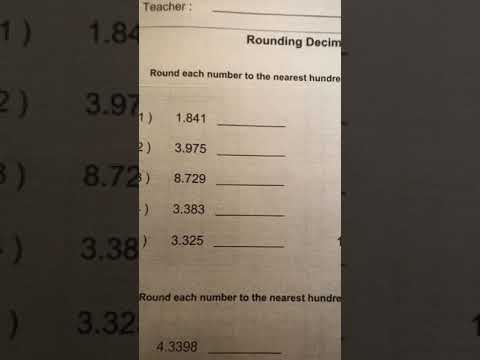 #11-Rounding Decimals #2