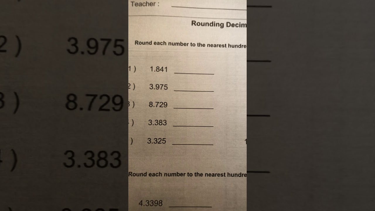 Master Rounding Decimals: Step-by-Step Guide 🔢