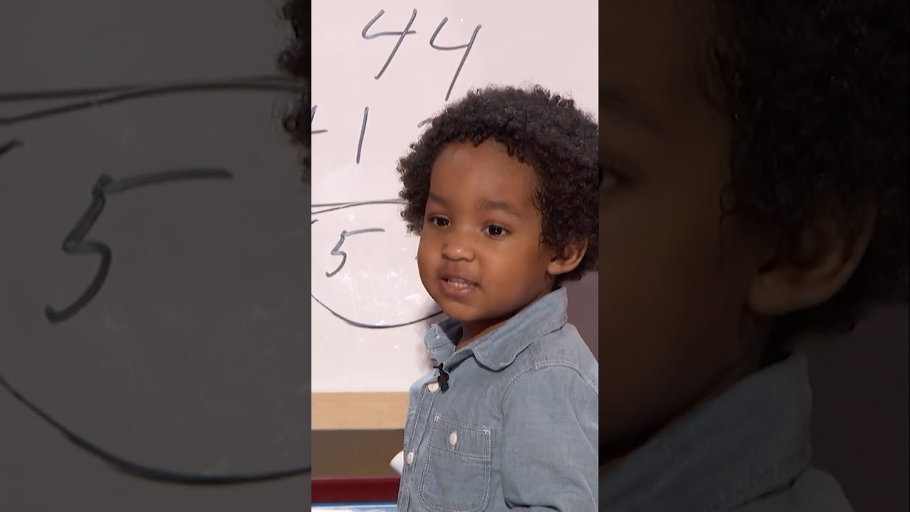 2-Year-Old Math Genius Stuns America’s Got Talent! 🤯