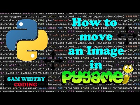 How to Move an Image in Pygame