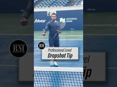 Mission Elite CEO Raheel Manji showcasing when to most effectively use the drop shot. #MissionElite