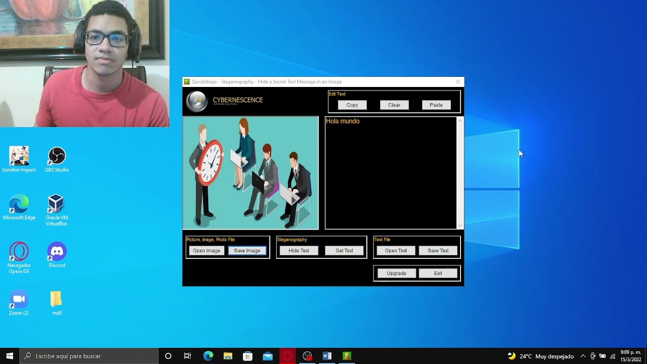 Guía Completa de Esteganografía con QuickStego 🔍