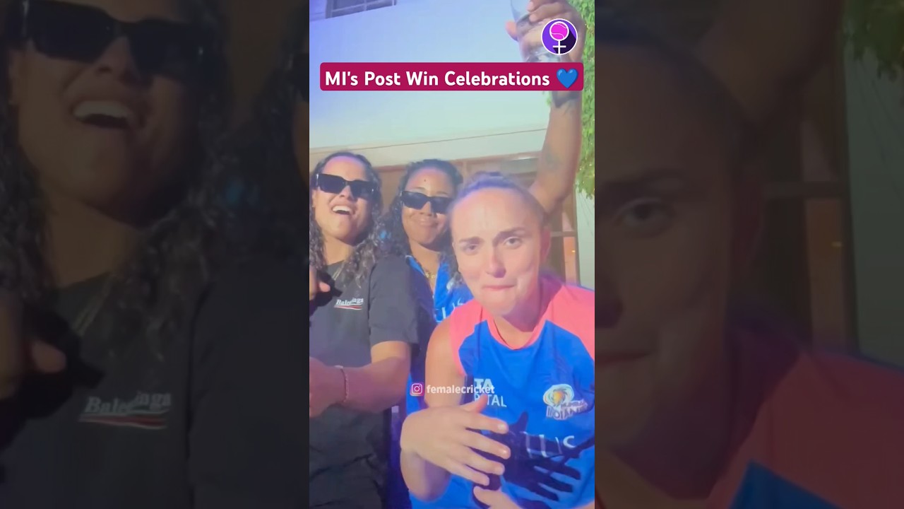 Epic Celebrations for Cricket Stars Amelia Kerr, Hayley Matthews & Chloe Tryon! 🎉