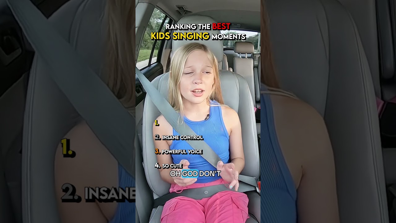 Top Kids Singing Performances Ranked