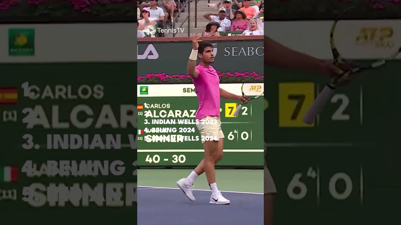 Top 5 INSANE Alcaraz vs Sinner Rallies! 😱