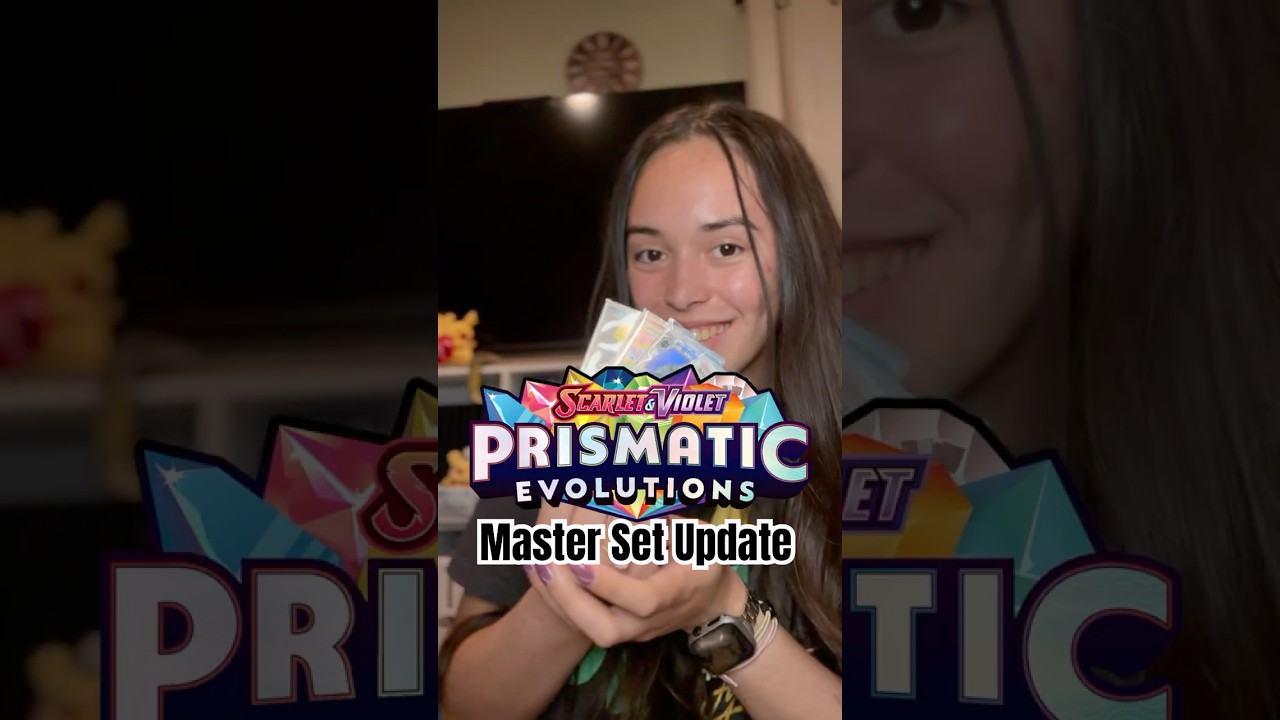 Prismatic Evolutions Pokémon Master Set Reprint ✨