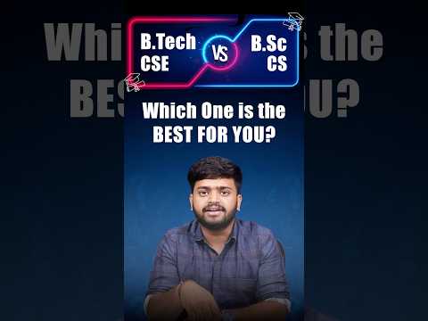 BTech CSE Vs BSc CS: Which One is Best For You in 2025? | BTech Vs BSC | Intellipaat #Shorts