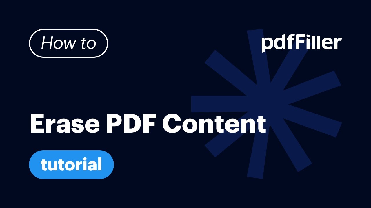 Easily Erase and Whiteout Content in pdfFiller ✍️