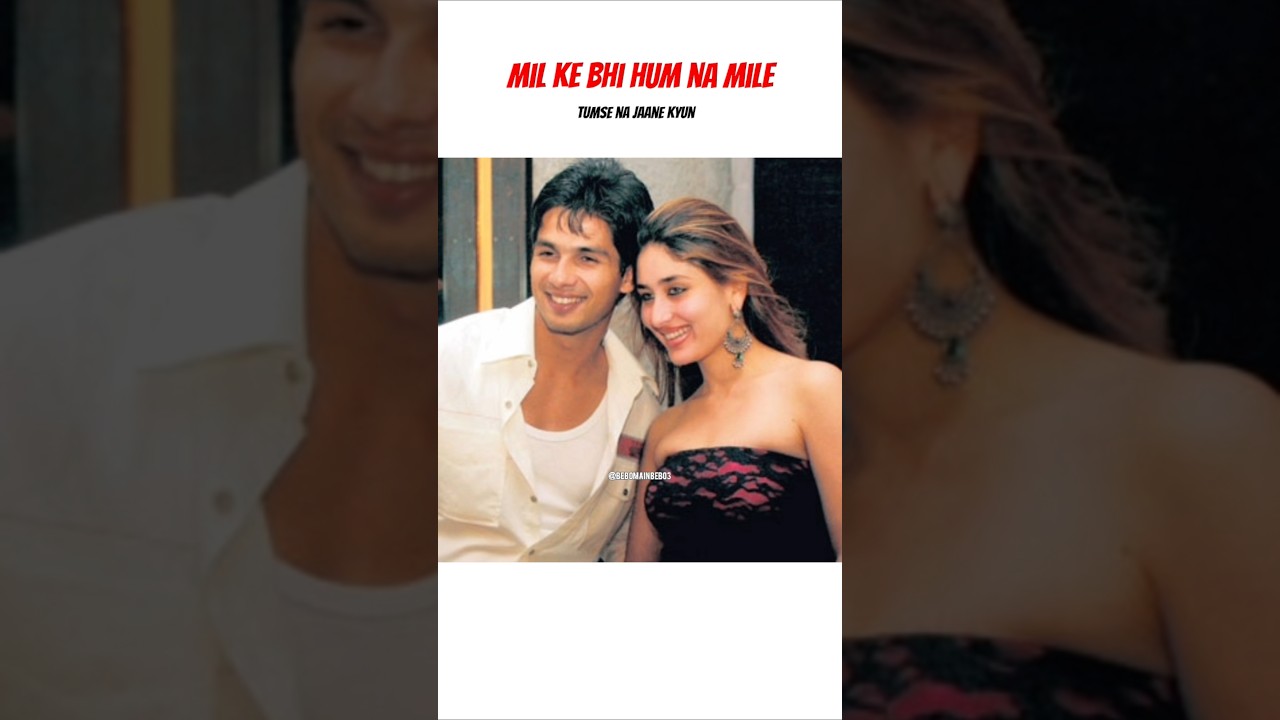 Shahid & Kareena's Heartbreaking Moment 💔