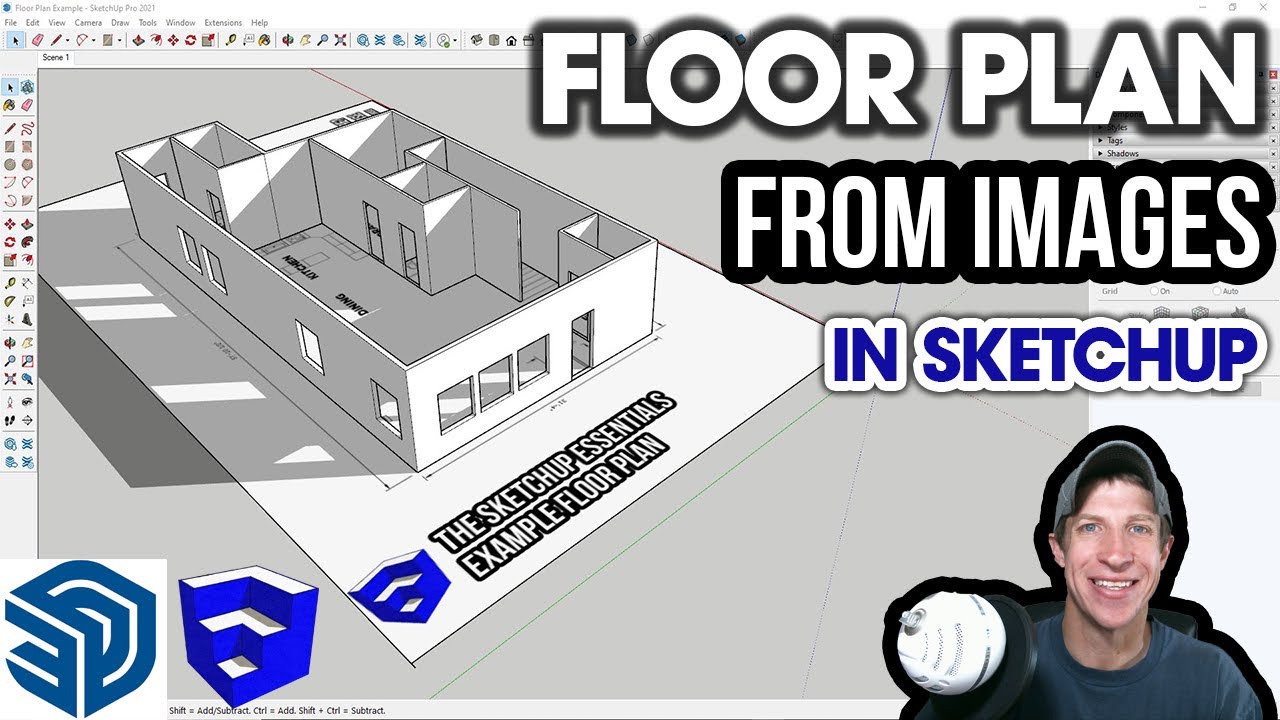 SketchUp Pro 2021: Floor Plans from Images π