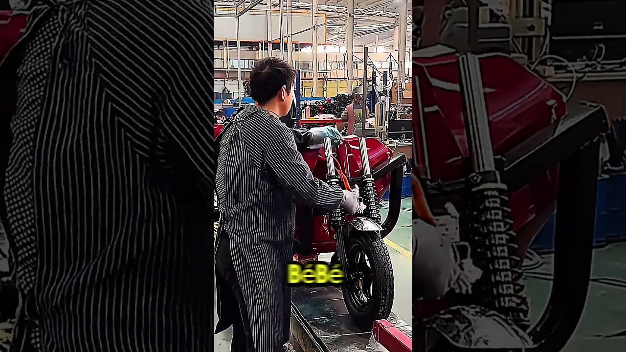 Découvrez la fabrication des motos en chaîne 🚲