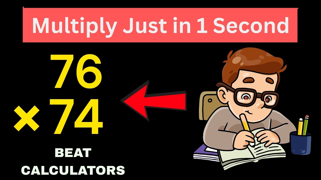 Multiply Numbers Instantly – Beat a Calculator with This Simple Trick! ⚡