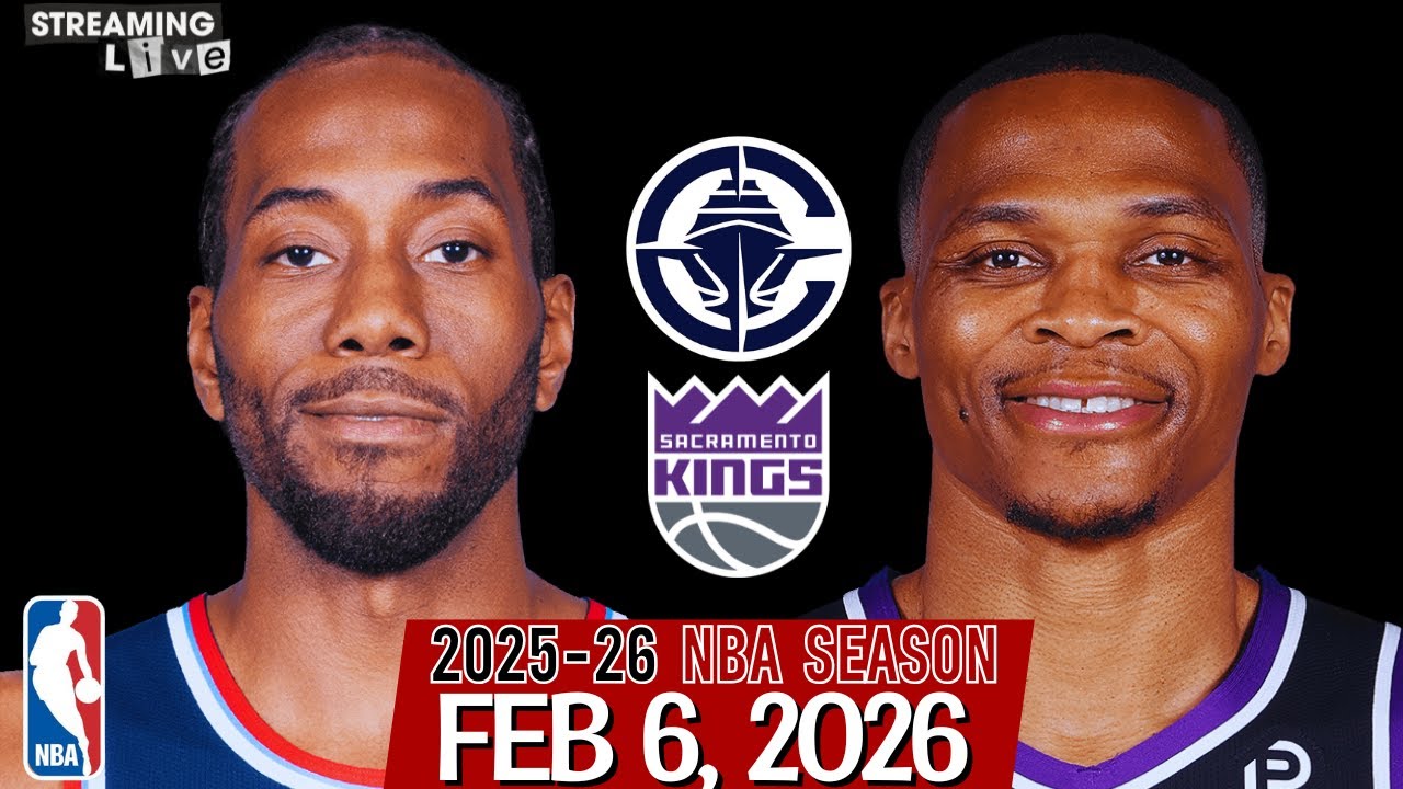 (LIVE) Kawhi Leonard vs Russell Westbrook | Los Angeles Clippers vs Sacramento Kings NBA Live Stream