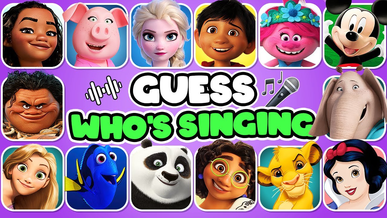 Guess the Disney Character by Voice 🎤