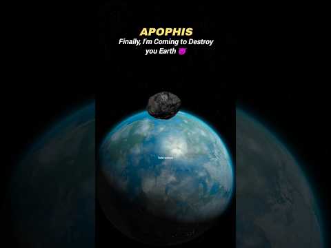 Apophis vs Earth vs NASA in 2029 🤯😱#space #shorts #earth
