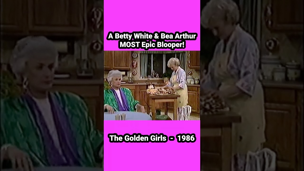 Funny Golden Girls Bloopers: Betty White & Bea Arthur 😂