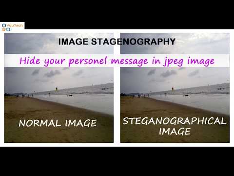 IMAGE STAGENOGRAPHY | Hide your secrete message in JPEG image file