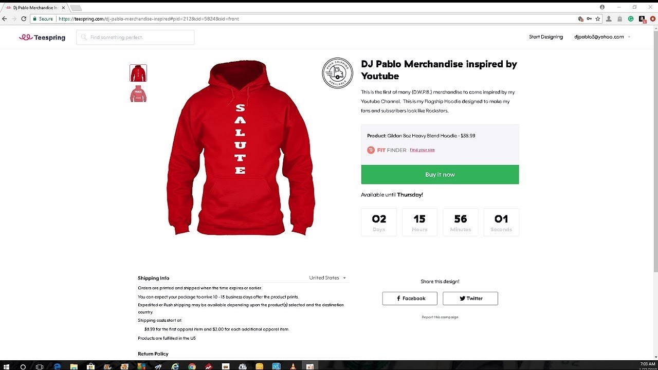 DJ PABLO Hoodie Now Available (Merch)  {D.W.P. B} Season 2 Ep21.