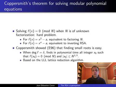 The RSA cryptosystem. Part 2: attacks against RSA