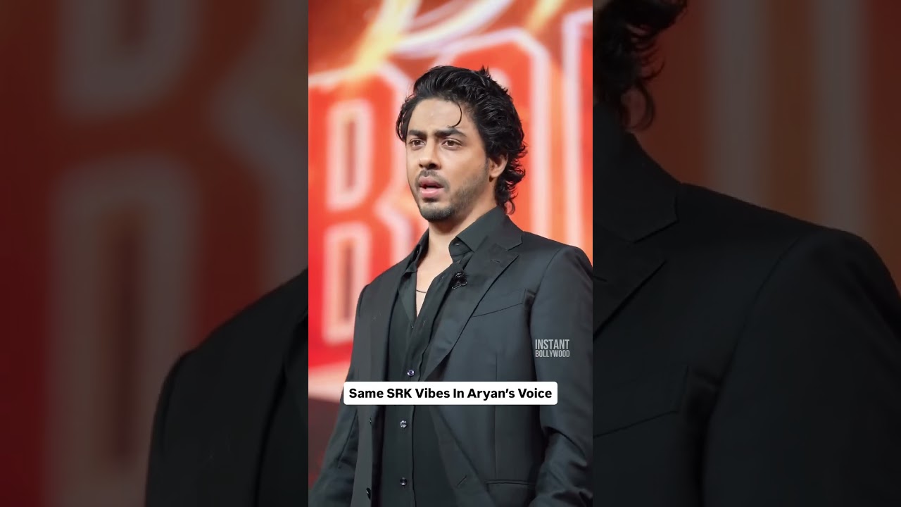 SRK 2.0? Aryan Khan's Similar Looks & Voice 🎬