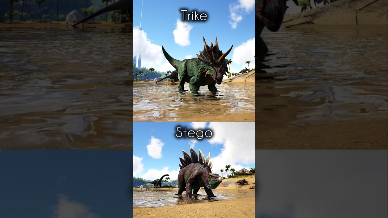Ark Survival Evolved: Trike vs Stego - Quick Comparison