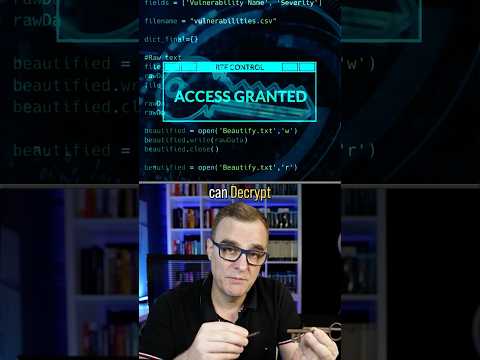 Private Key Encryption - why is it used? #shorts #encryption #hashing #password
