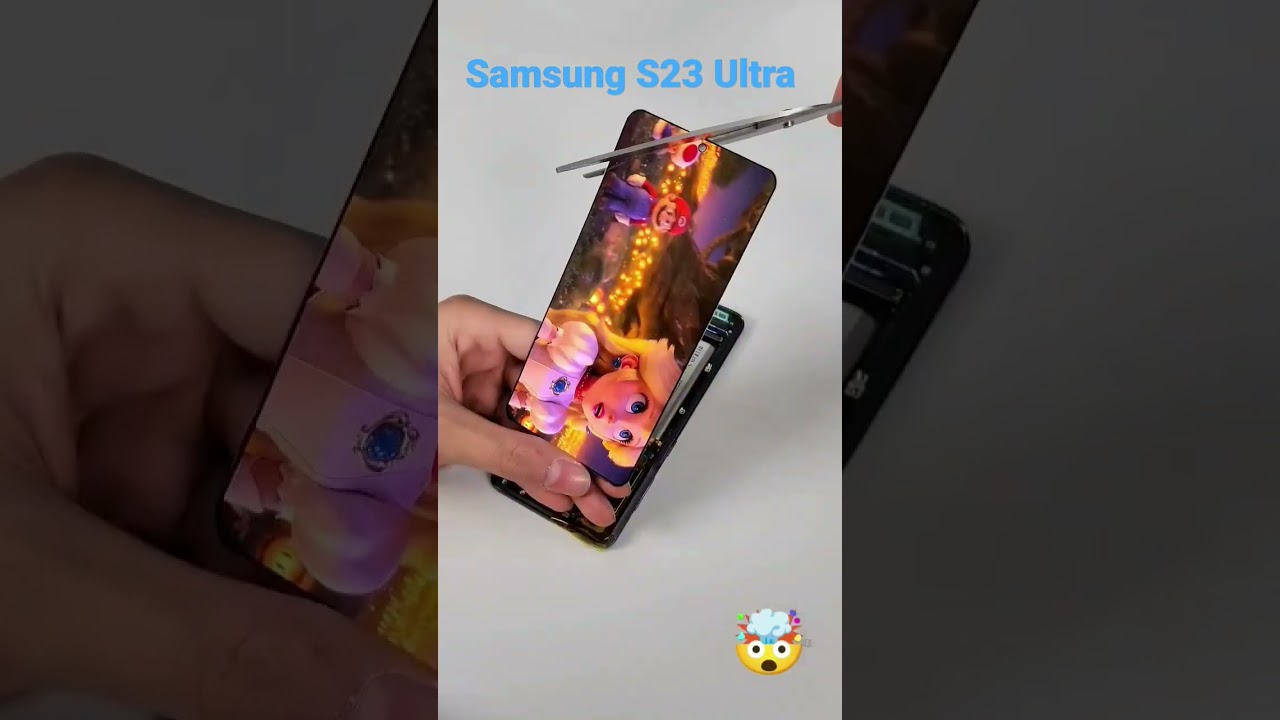 Samsung S23 Ultra's Stunning Flexible Screen Display! 🔥 #ViralVideo