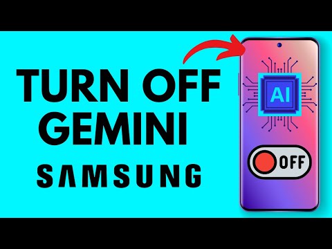 How to Turn OFF Gemini on Samsung Phone