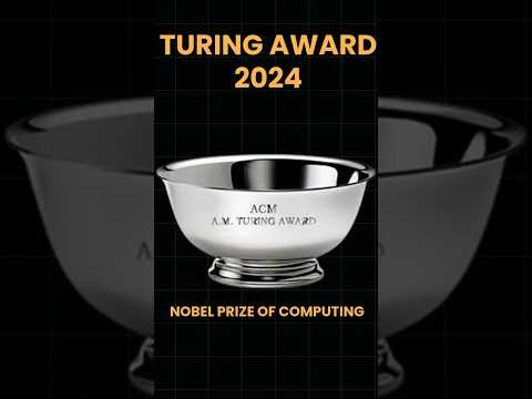 Turing Award 2024.Nobel Prize for Computing #didyouknow #facts #quiz #trivia #surprisingfacts #nobel