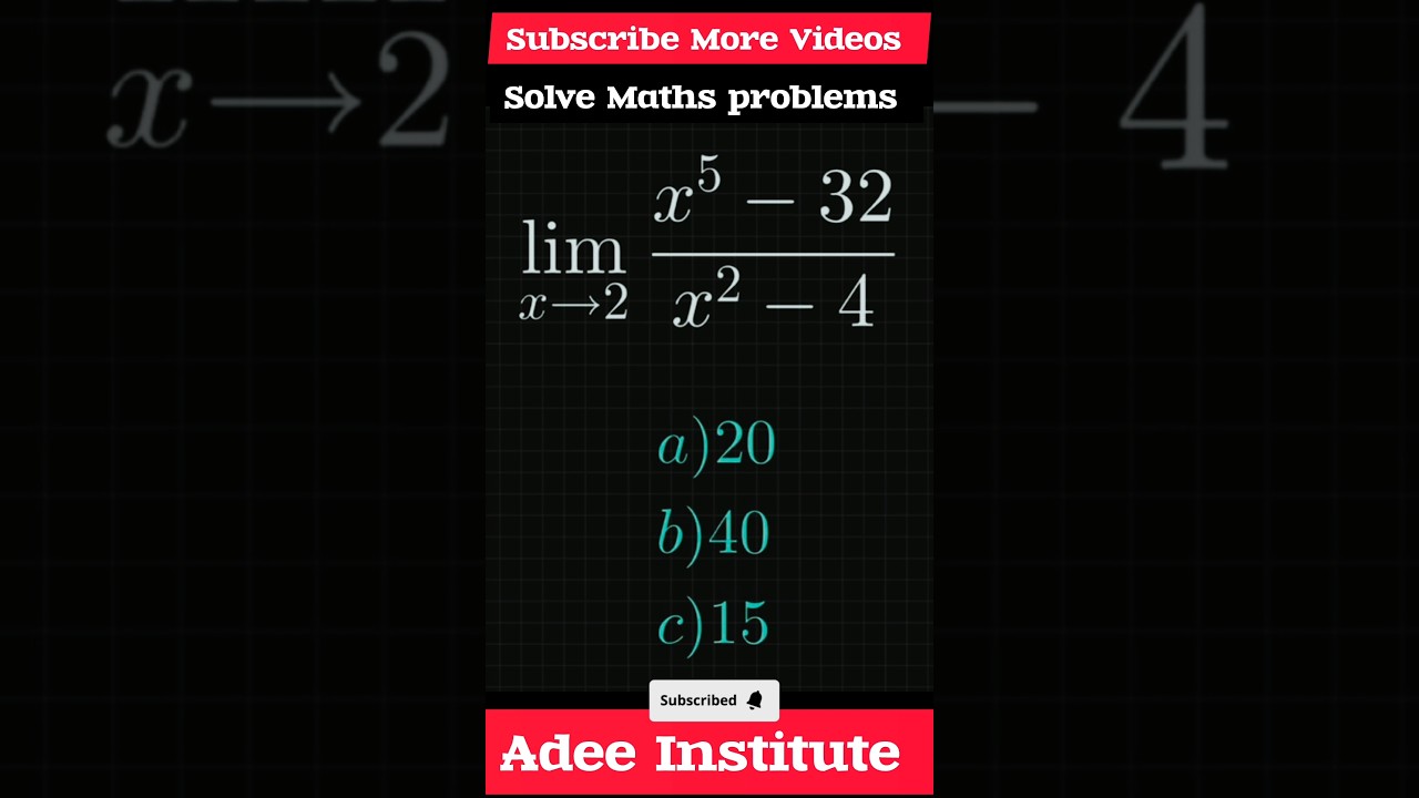 Imp Maths Olympiad Questions | No Calculator 🧮