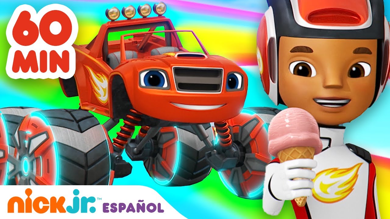 ¡Maratón de 1 Hora con las Nuevas Aventuras de Blaze y los Monster Machines! 🚗