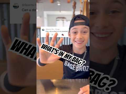 What's in my baseball bag? #baseball #basebroz #baseballlove #sports #giannimolfese #whatsinmybag