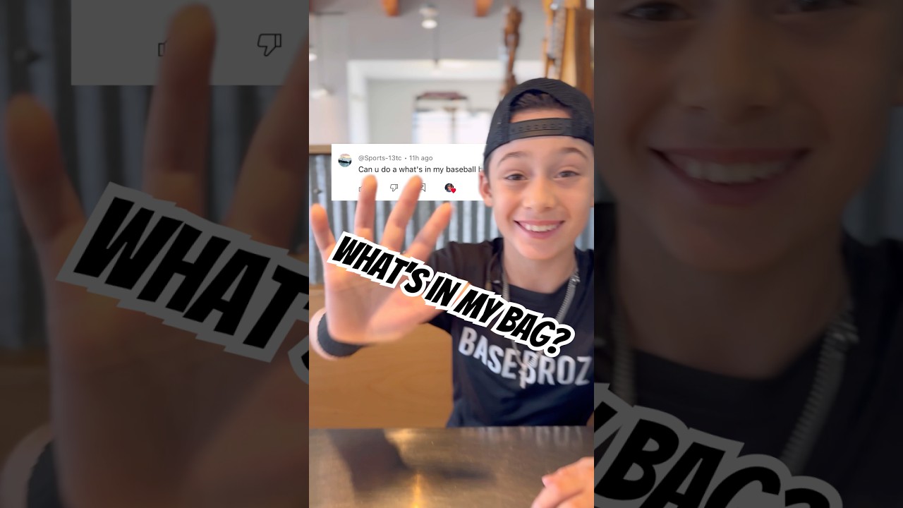 What's in My Baseball Bag? ⚾️