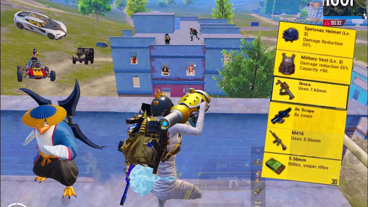 Best Aggressive Rush Gameplay with Mummy Set ๐ in PUBG Mobile