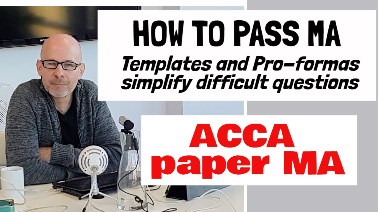 Pass the ACCA MA Exam with 7 Easy Templates 📊