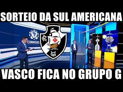 Sorteio da Sul-Americana 2026: Vasco no Grupo G ⚽