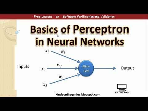 Basics of The Perceptron in Neural Networks (Machine Learning)