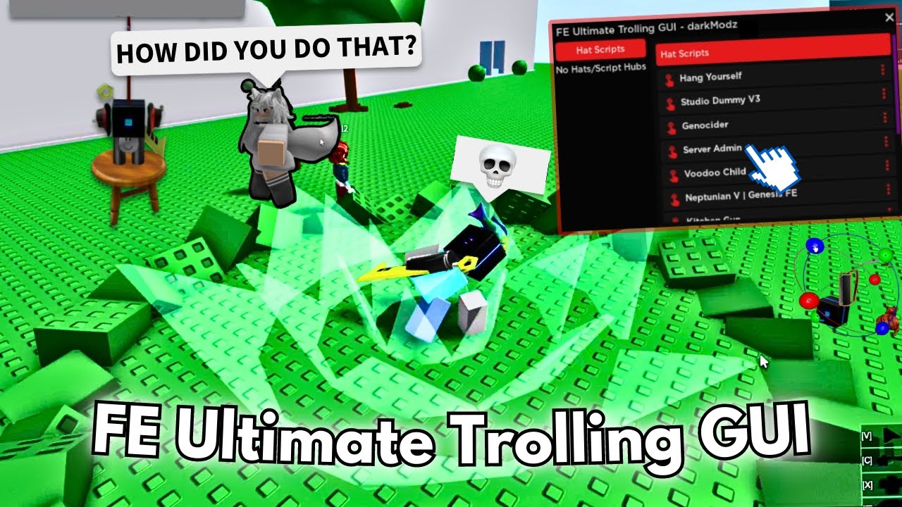 Roblox FE Ultimate Trolling GUI Script 🔥 | Top Roblox UTG Trolling & Suspicious Scripts for 2023